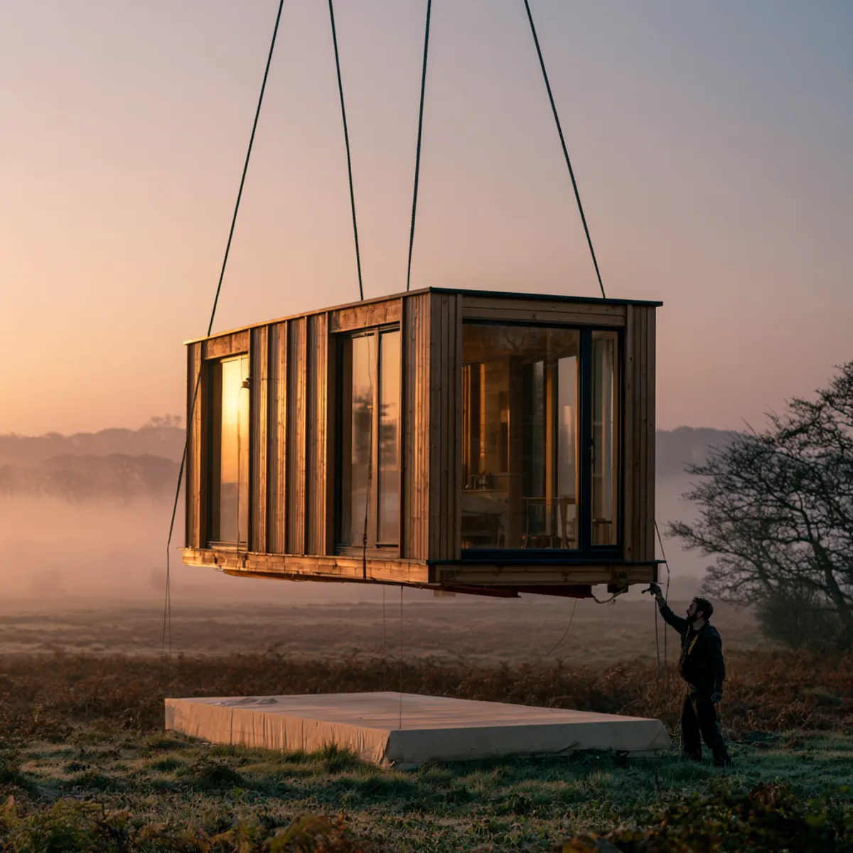 Cabin installation for a private buyer
